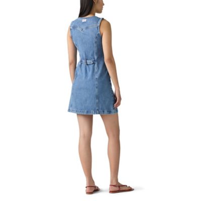 Image showing  Women's Vianna Sleeveless Slim Fit Vest Dress
