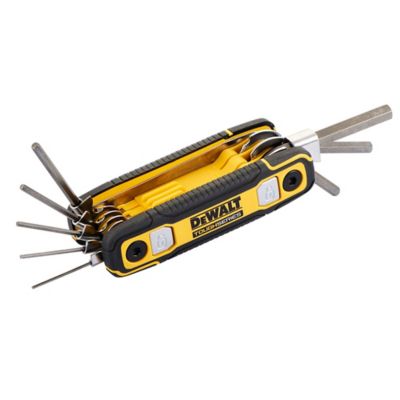 Image showing  8 pc. Folding Locking Hex Key Set (MM)