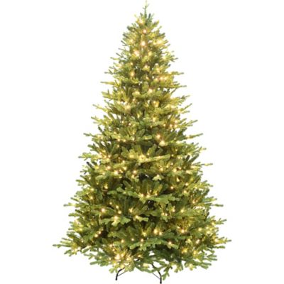 Fraser Hill Farm Oregon Pine Christmas Tree with LED Lighting, FFOP090-5GR
