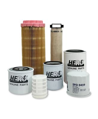 Hero Preventative Maintenance Kit John Deere 3025E Utility Tractor Model Year 2022 & Above (New Style Air Filter)