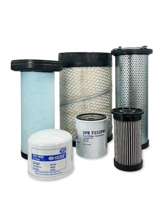 Hero Preventative Maintenance Kit Bobcat T630 Compact Track Loader A7PU11326 - A7PU14227 Canister Cooling Fan Filter