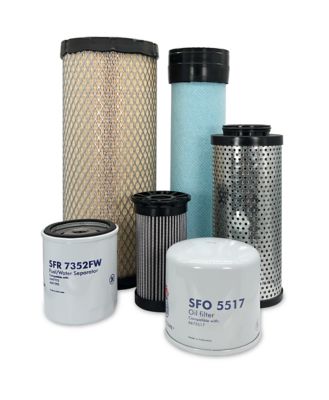 Hero Preventative Maintenance Kit Bobcat S510 Skid Steer Loader A3NJ11001 & Above Canister Cooling Fan Filter