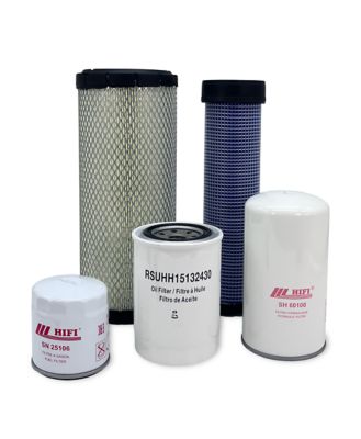 Hero Preventative Maintenance Kit Kubota R520 Wheel Loader Air Cleaner, Old Type