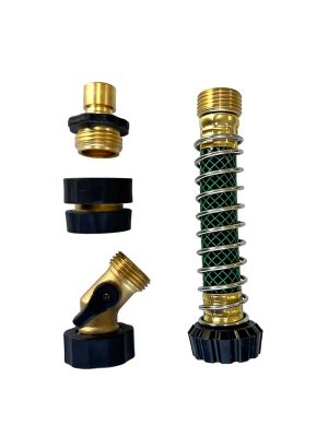 GroundWork 4 pc. Brass Hose Connector Convenience Pack