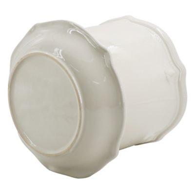 Image showing  Ceramic Planter, 10 in., White