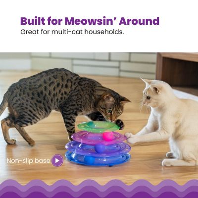 Image showing  Oh Meowsome Tower Of Tracks, Multi