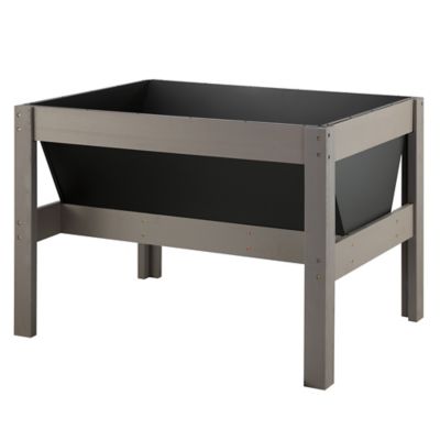 Image showing  9.5 cu. ft. Wooden Raised Bed Planter, 46 x 34in., Gray