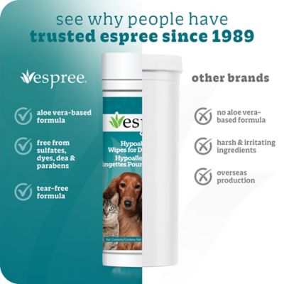 Image showing 6 th Espree Hypo Allergenic Wipes, 50 ct.