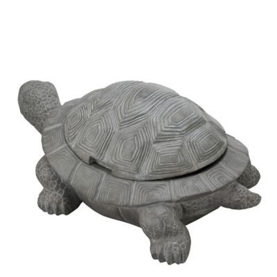 Image showing  28.75 in. Resin Pet Turtle Hose Storage Box