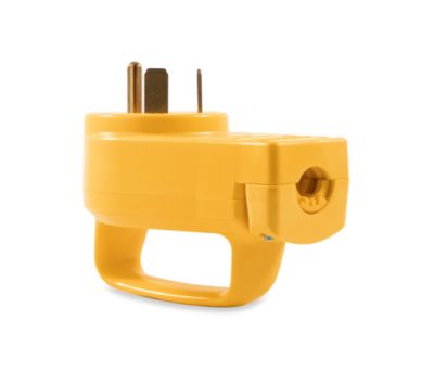 Image showing 7 th Camco PowerGrip Plug 30 Amp Male