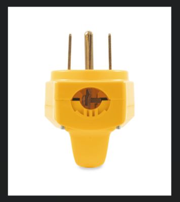Image showing 6 th Camco PowerGrip Plug 50 Amp Male