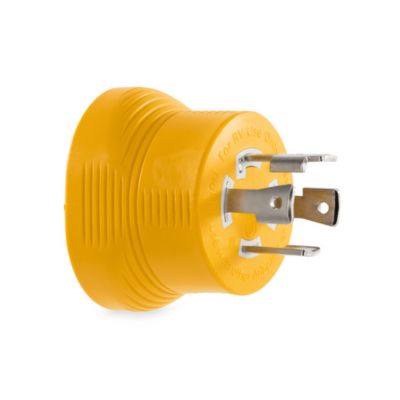 Image showing  Power Grip Generator Adapter with 4-prong Locking Receptacle for 30-amp RV