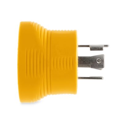 Image showing  Power Grip Generator Adapter with 4-prong Locking Receptacle for 30-amp RV