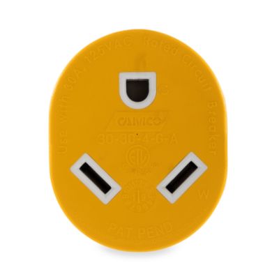 Image showing  Power Grip Generator Adapter with 4-prong Locking Receptacle for 30-amp RV