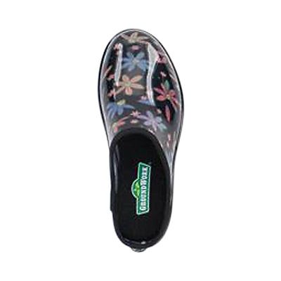Image showing 2 th GroundWork Women's Floral Low Waterproof Garden Clogs