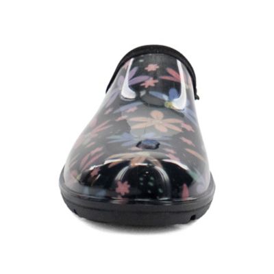 Image showing 3 th GroundWork Women's Floral Low Waterproof Garden Clogs