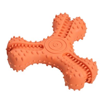 Image showing 7 th Retriever Rubber Dental Dog Chew Toy, Assorted