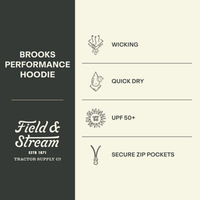 Image showing 7 th Field & Stream Men's Brooks Performance Hoodie
