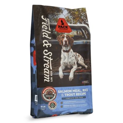 Image showing 2 th Field & Stream Pack Provisions Salmon Meal, Rice and Trout Recipe Dry Dog Food