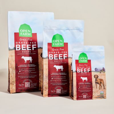 Image showing  Grass-Fed Beef Grain-Free Kibble For Dogs