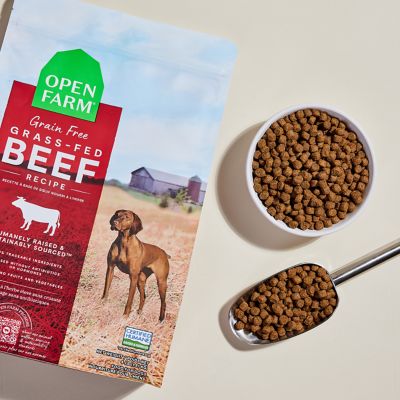 Image showing  Grass-Fed Beef Grain-Free Kibble For Dogs