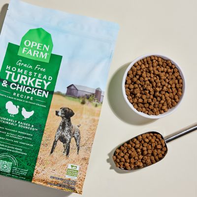 Image showing  Homestead Turkey & Chicken Recipe Grain Free Kibble For Dogs