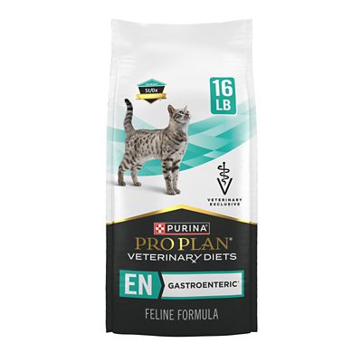 Purina Pro Plan Veterinary Diets EN Gastroenteric All Life Stages Dry Cat Food, 16 lb. Bag