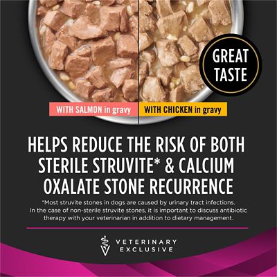 Image showing  Veterinary Diets UR Urinary Ox/St Savory Selects Adult Chicken/Salmon Wet Dog Food, 13.3 oz., Pack of 12 Cans