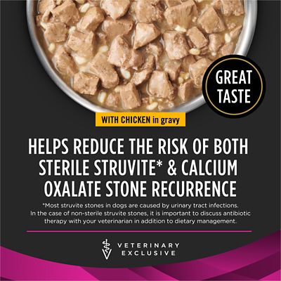 Image showing  Veterinary Diets UR Urinary Ox/St Savory Selects Adult Chicken in Gravy Wet Dog Food, 13.3 oz., Pack of 12 Cans