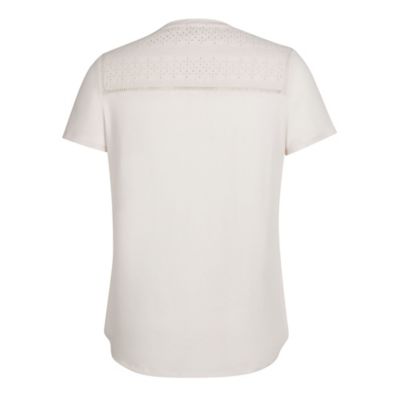 Image showing  Women's Eyelet Short Sleeve T-Shirt