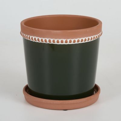 GroundWork Crackled Planter, 8 in.
