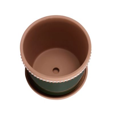 Image showing  Crackled Planter, 8 in.