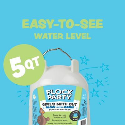 Image showing  5 qt. Glow Drinker, Blue/Green