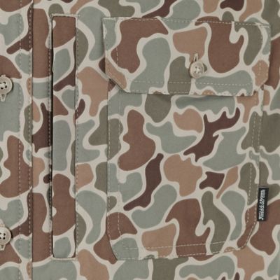 Image showing 6 th Field & Stream Men's Patterned Short-Sleeve Button-Down Outdoorsman Shirt