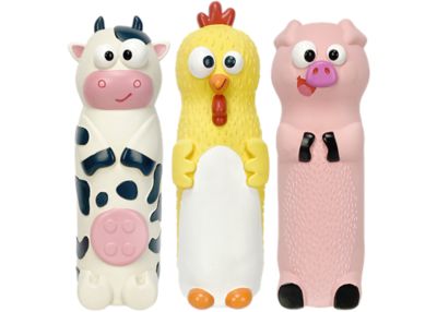 Multipet Latex Water Bottle Animals Dog Toy