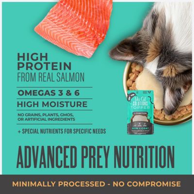 Image showing  Solutions Topper Skin Coat Salmon Recipe in Broth Wet Cat Food, 1.5 oz.