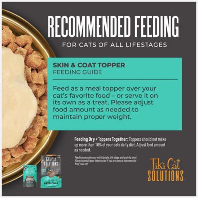 Image showing 5 th Tiki Cat Solutions Topper Skin Coat Salmon Recipe in Broth Wet Cat Food, 1.5 oz.