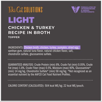 Image showing  Solutions Topper, Light, Chicken & Turkey Recipe in Broth, 1.5 oz.
