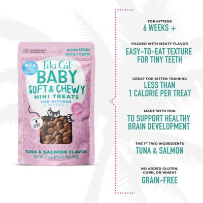 Image showing  Soft & Chewy Treats, Tuna and Salmon Flavor, 2 oz.