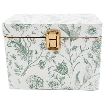 Red Shed Metal Floral Storage Box, 7 in.
