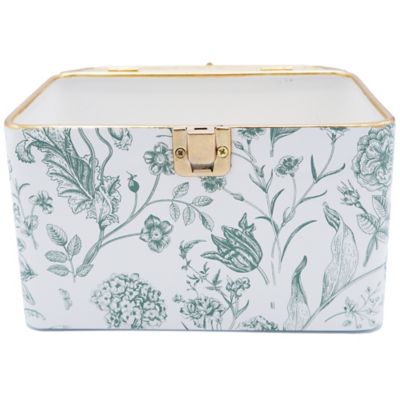 Image showing  Metal Floral Storage Box, 7 in.