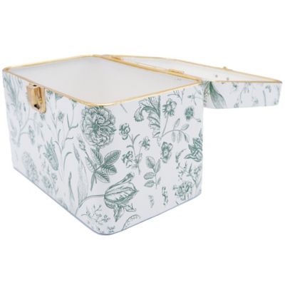 Image showing  Metal Floral Storage Box, 7 in.