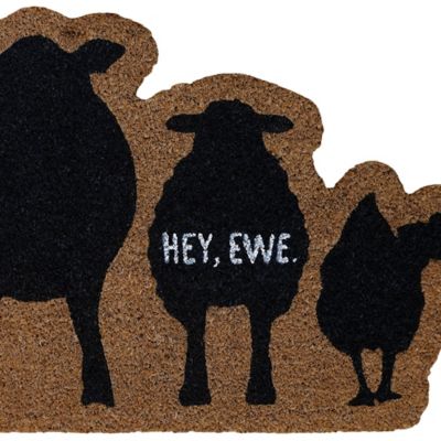 Image showing  Ewe Coir Door Mat, 18 x 32in.