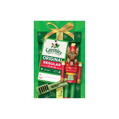 Greenies Holiday Dental Dog Treats, Regular, 6 oz.
