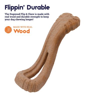 Image showing  Flip & Chew Medium Brown Dog Chew Toy