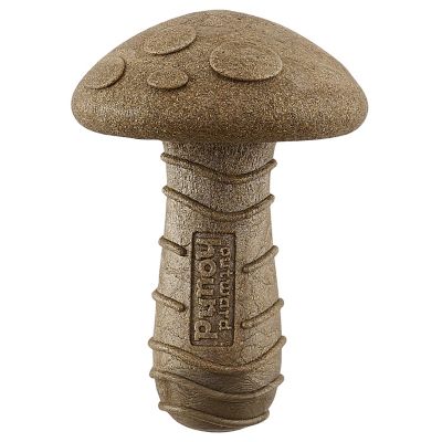 Outward Hound Dogwood Mushroom Chewing Toy, Medium, Brown