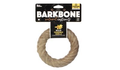 Image showing  BarkBone Chew Ring Chamomile Vanilla, Medium