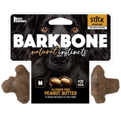 Pet Qwerks Stick Barkbone Peanut Butter, Medium