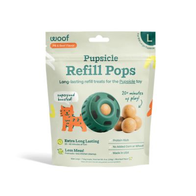 Woof Pupsicle Beef Refill Pops, L