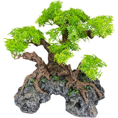 Komodo Bonsai Tree Artificial Plant For Reptile Habitat, Large